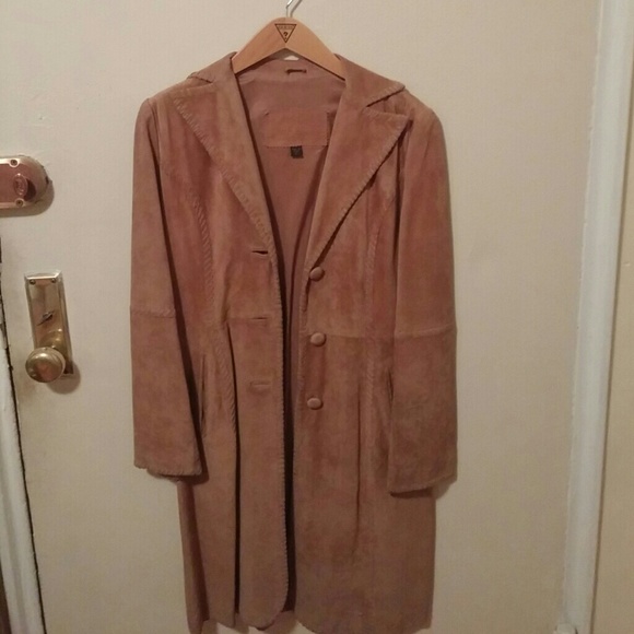Suede 3/4 Length Coat, Guess - Picture 1 of 7